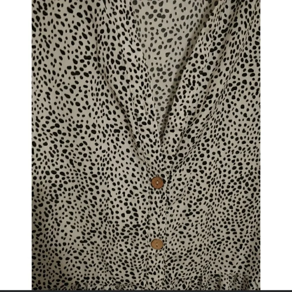 Women's Button Up Mini Dress GUC Size M/L - Picture 2 of 6